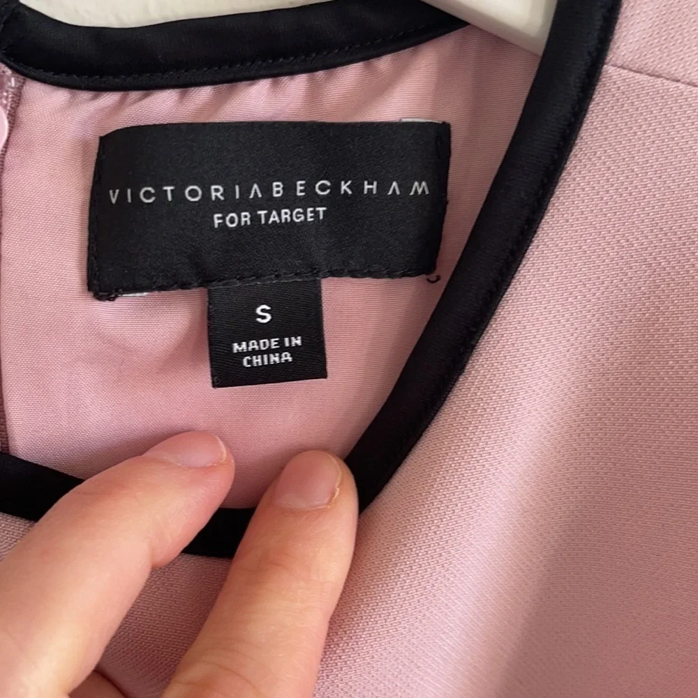 Kids Victoria Beckham х Target Pink Mod Floral Appliqué Dress S